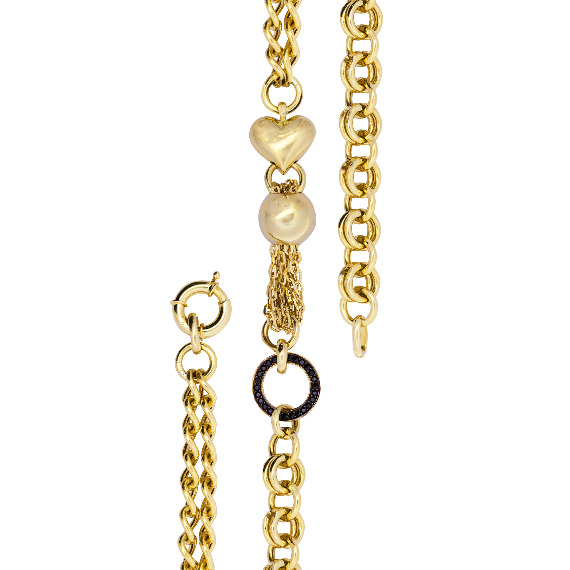 Polymnia Gold Charm Bracelet